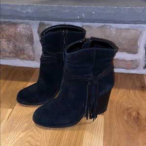 Ankle boot- black suede